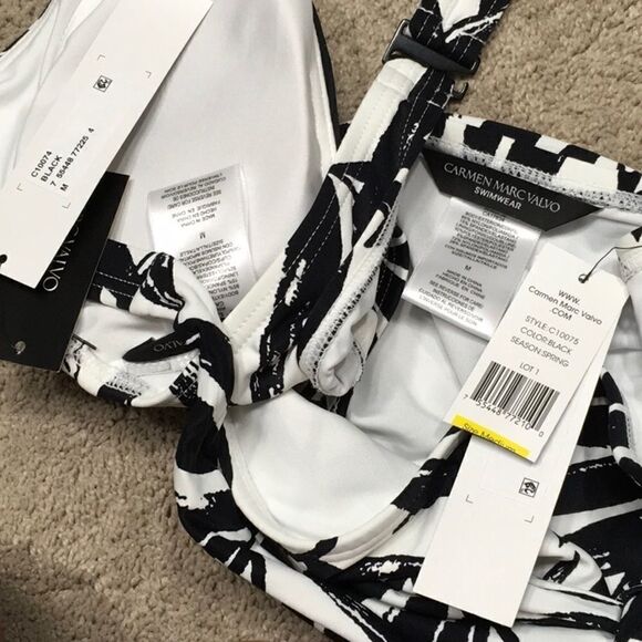 Carmen Marc Valvo floral bikini. NWT - Picture 8 of 12